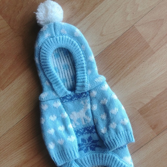 NWOT Puppy/Kitten Small Dogs Hooded Sweater🐶🐱❄️ - Picture 5 of 8